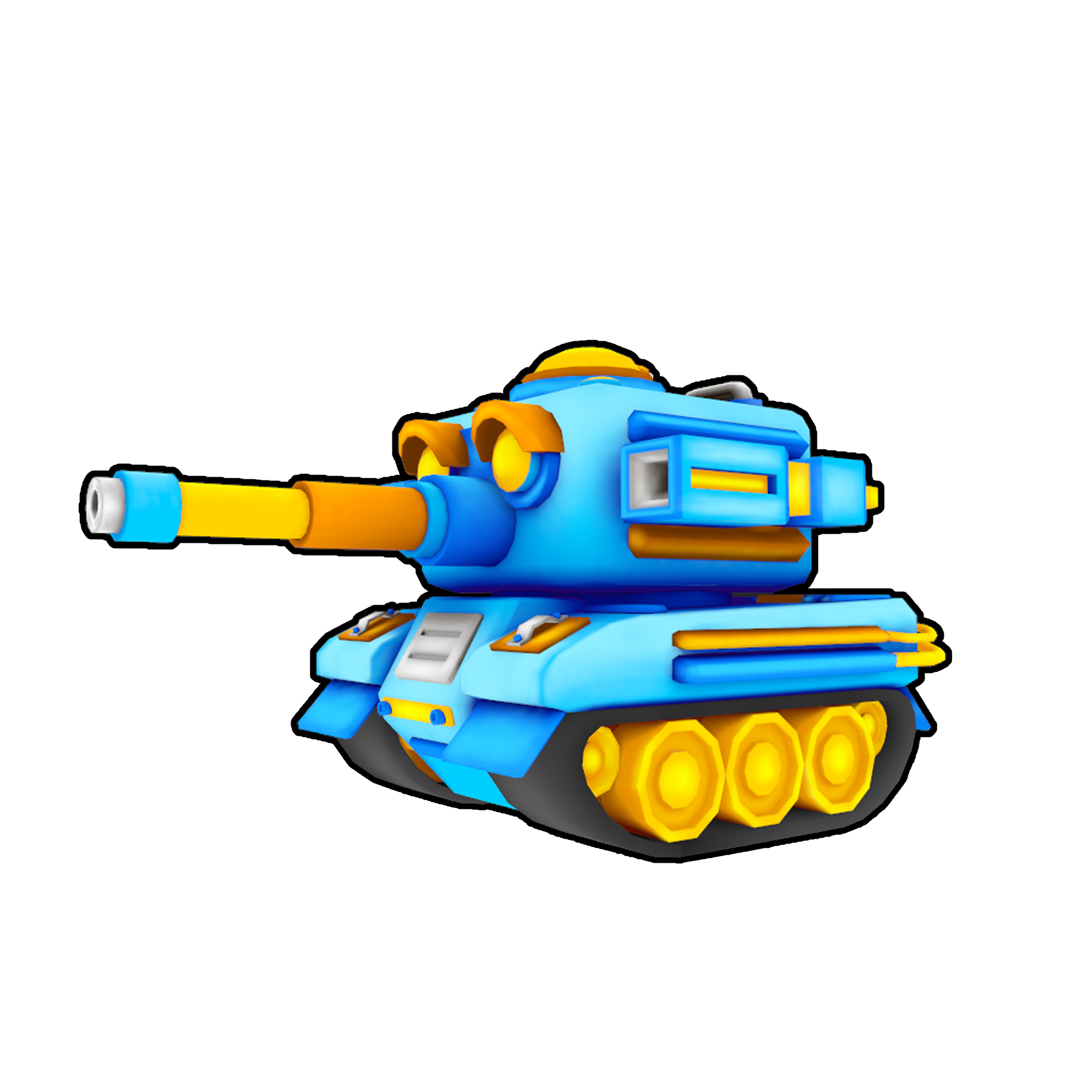 Blue and yellow Smash Tank variant