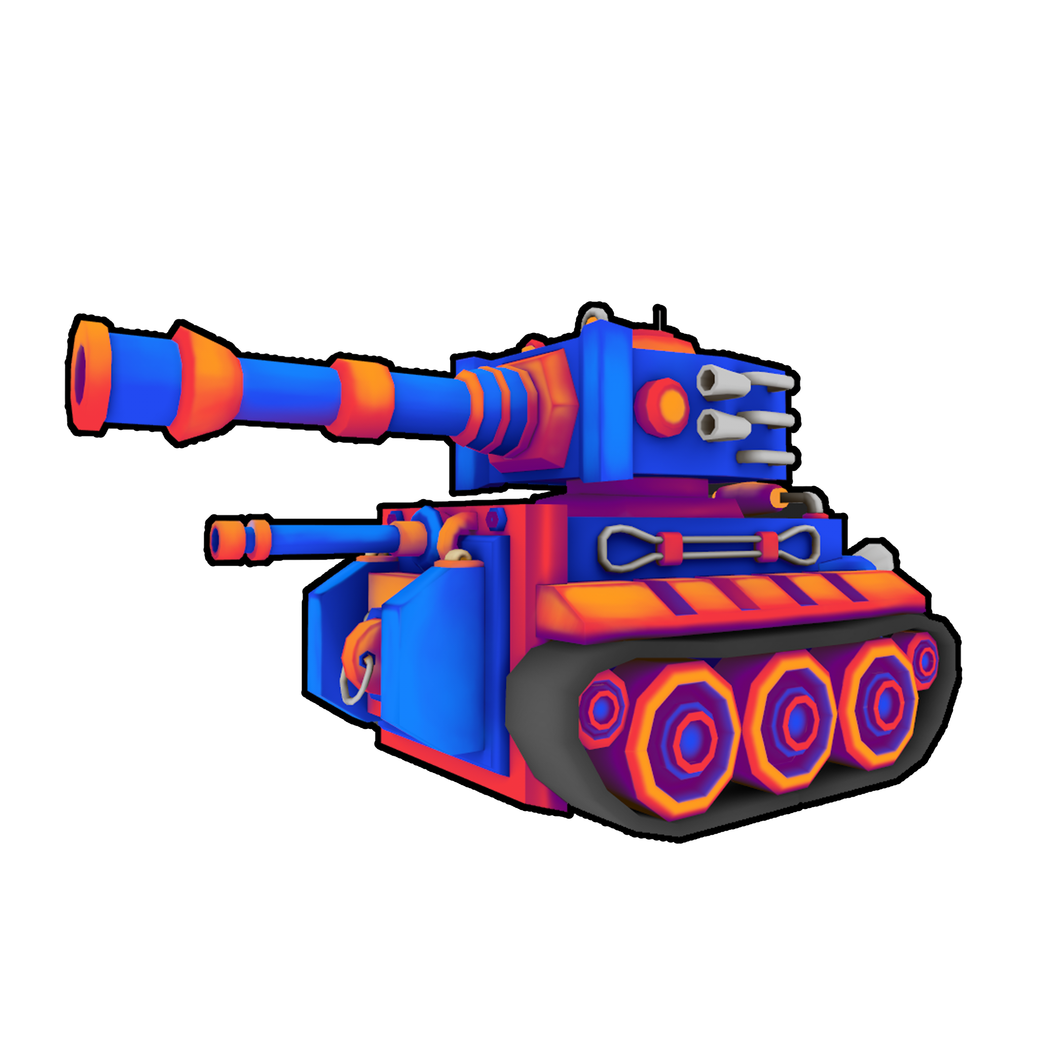 Blue and red Smash Tank variant